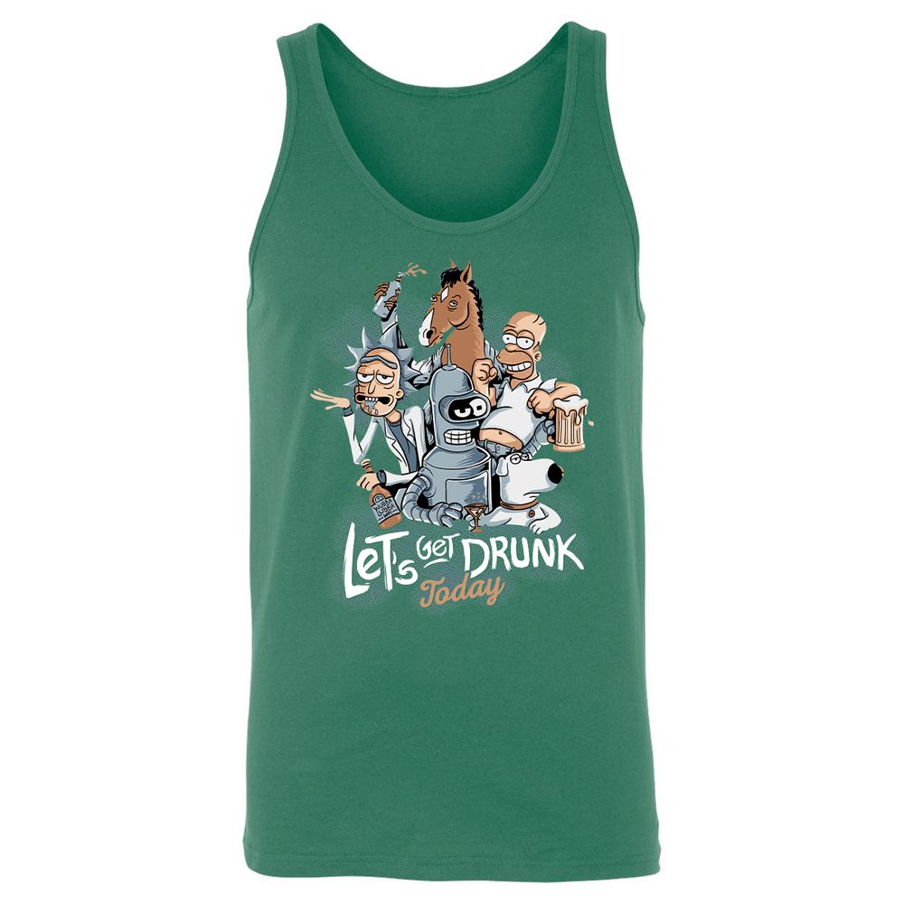 Unisex Jersey Tank - E649C72H - Kelly - 9
