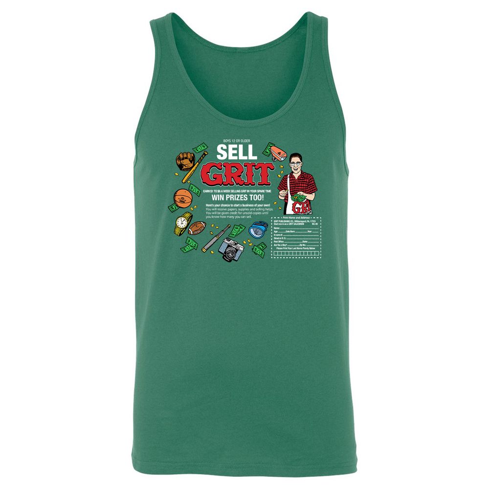 Unisex Jersey Tank - 55PXCDY7 - Kelly - 9