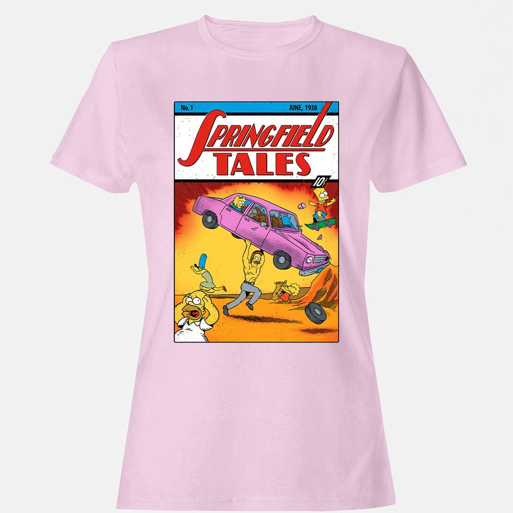 Women's T-Shirt - 7YJQMF7T - Light Pink - 9