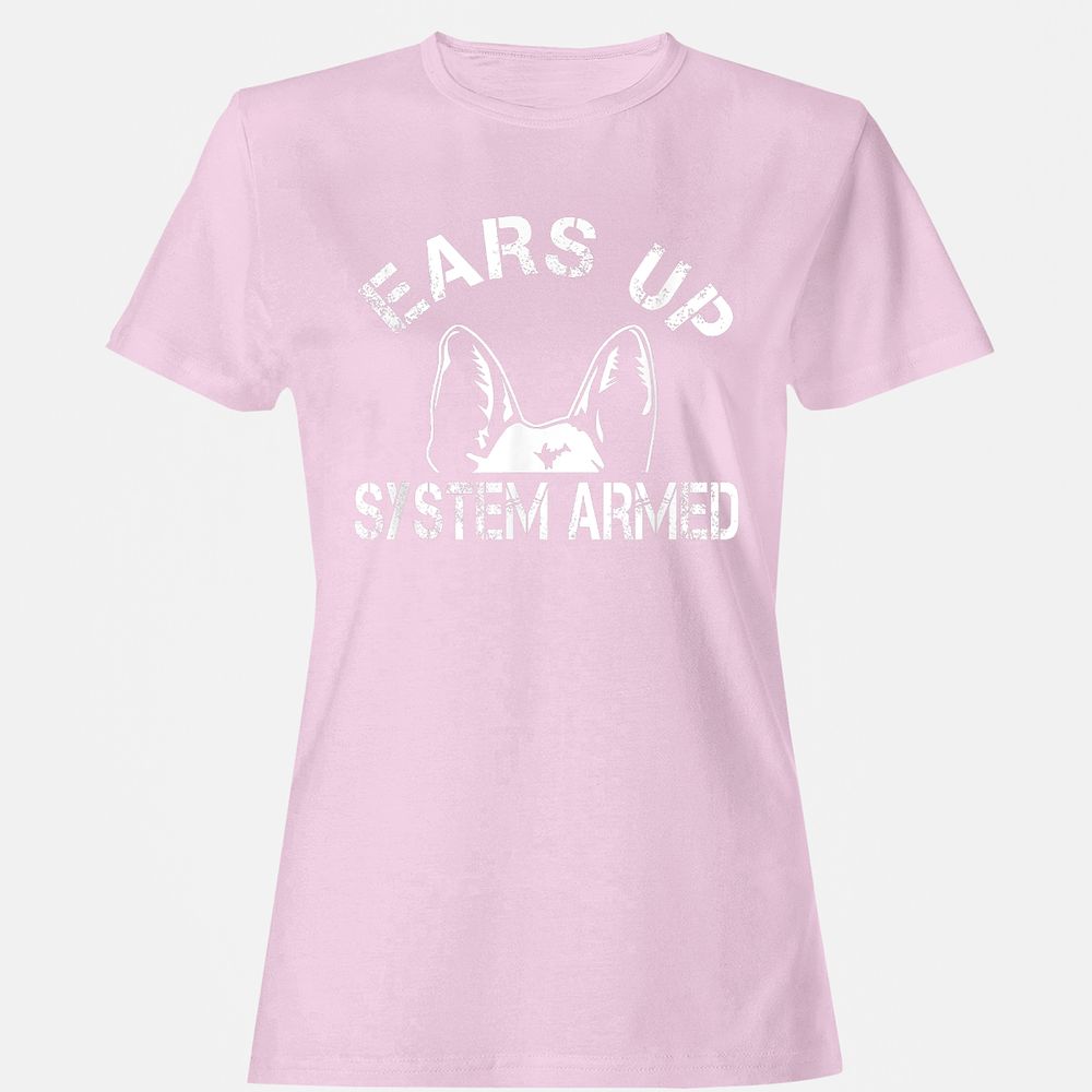 Women's T-Shirt - QJ4HUABL - Light Pink - 9