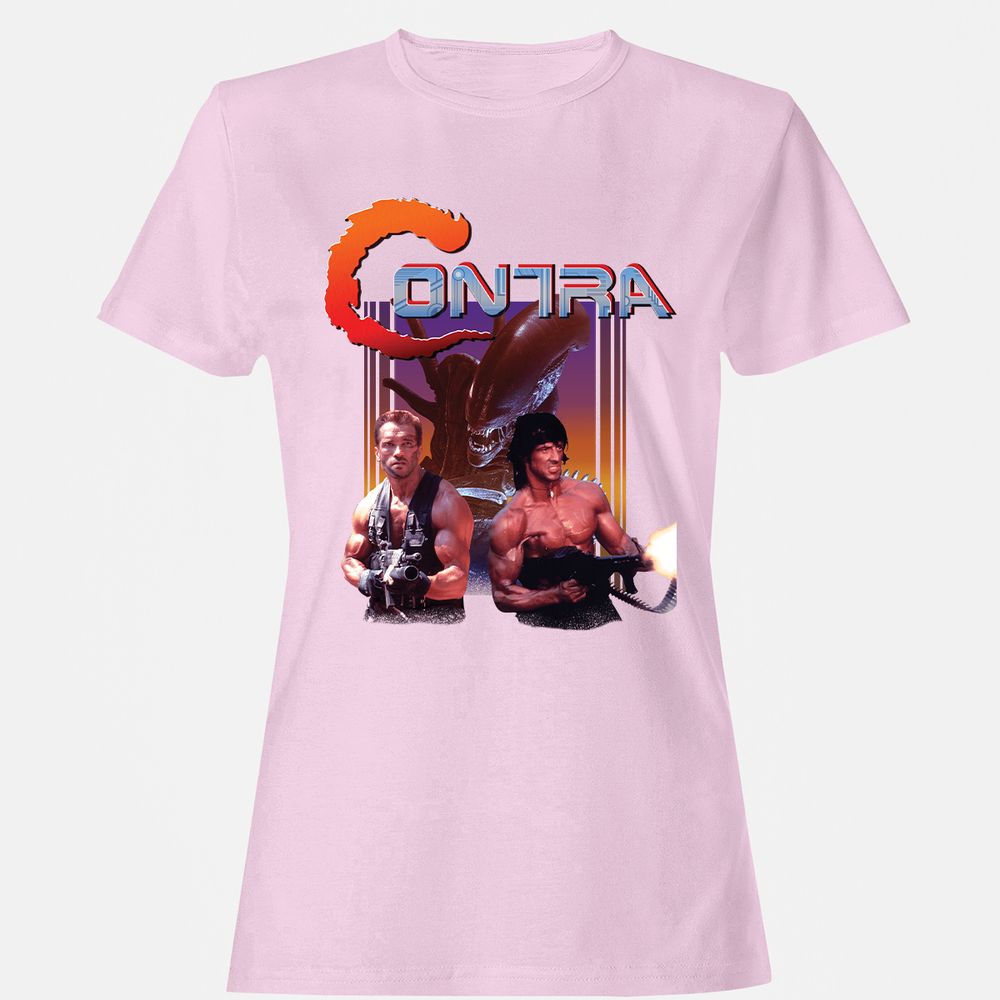 Women's T-Shirt - XPJLZ5FA - Light Pink - 9