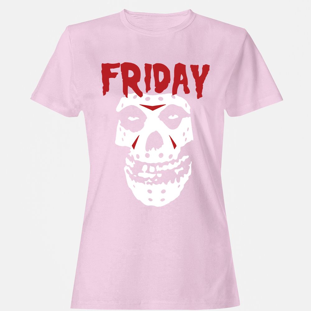 Women's T-Shirt - 7W1M9B6Q - Light Pink - 9