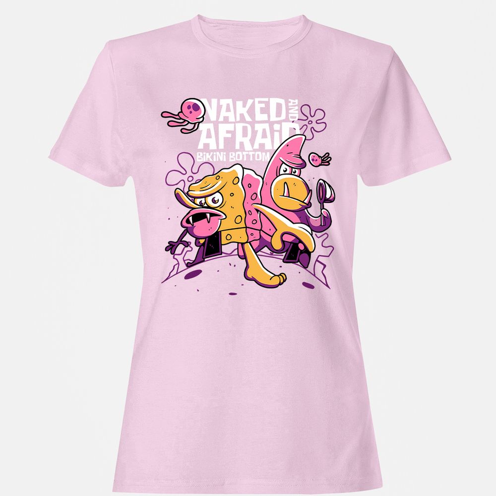 Women's T-Shirt - 4KJBJFST - Light Pink - 9