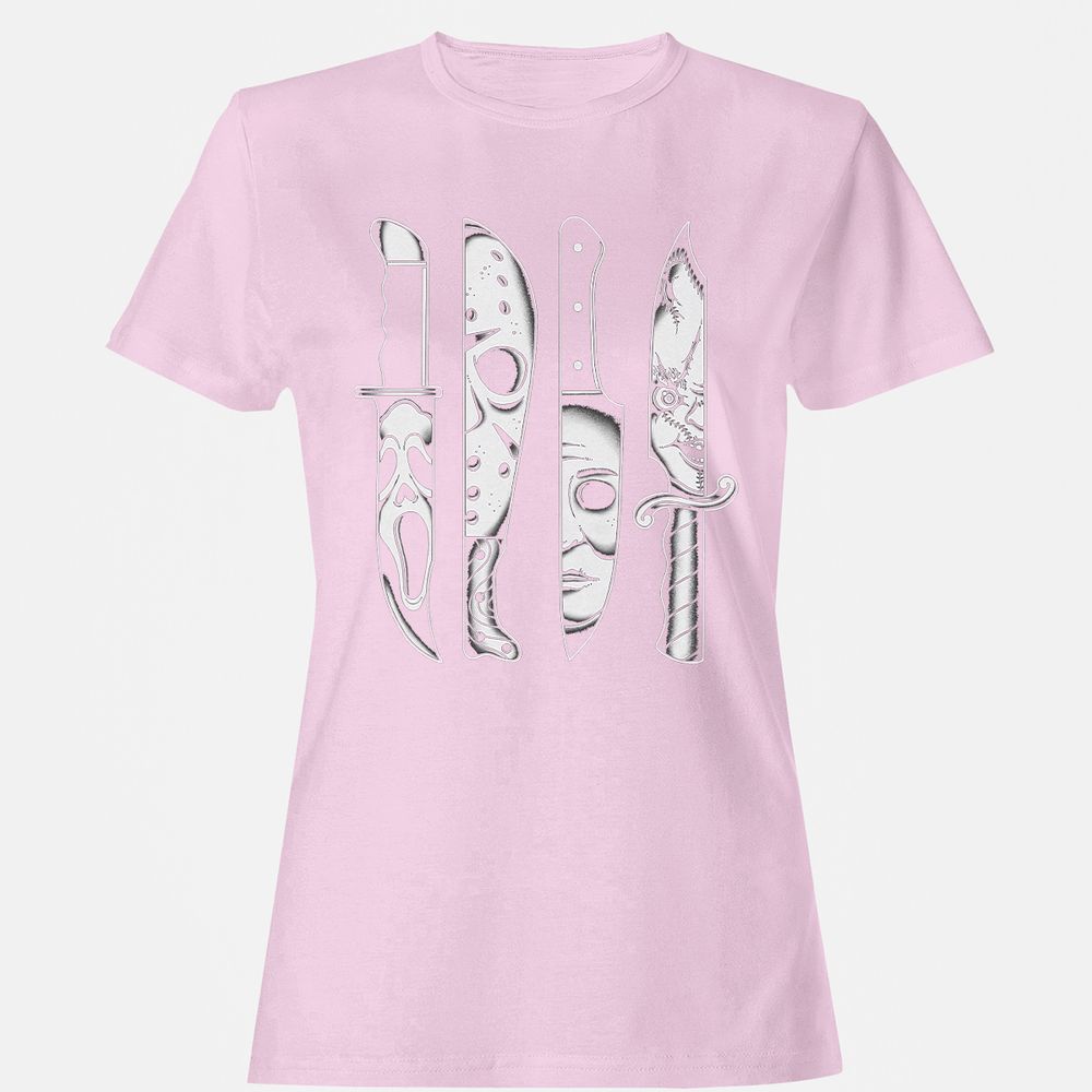 Women's T-Shirt - EXXUY2EC - Light Pink - 9