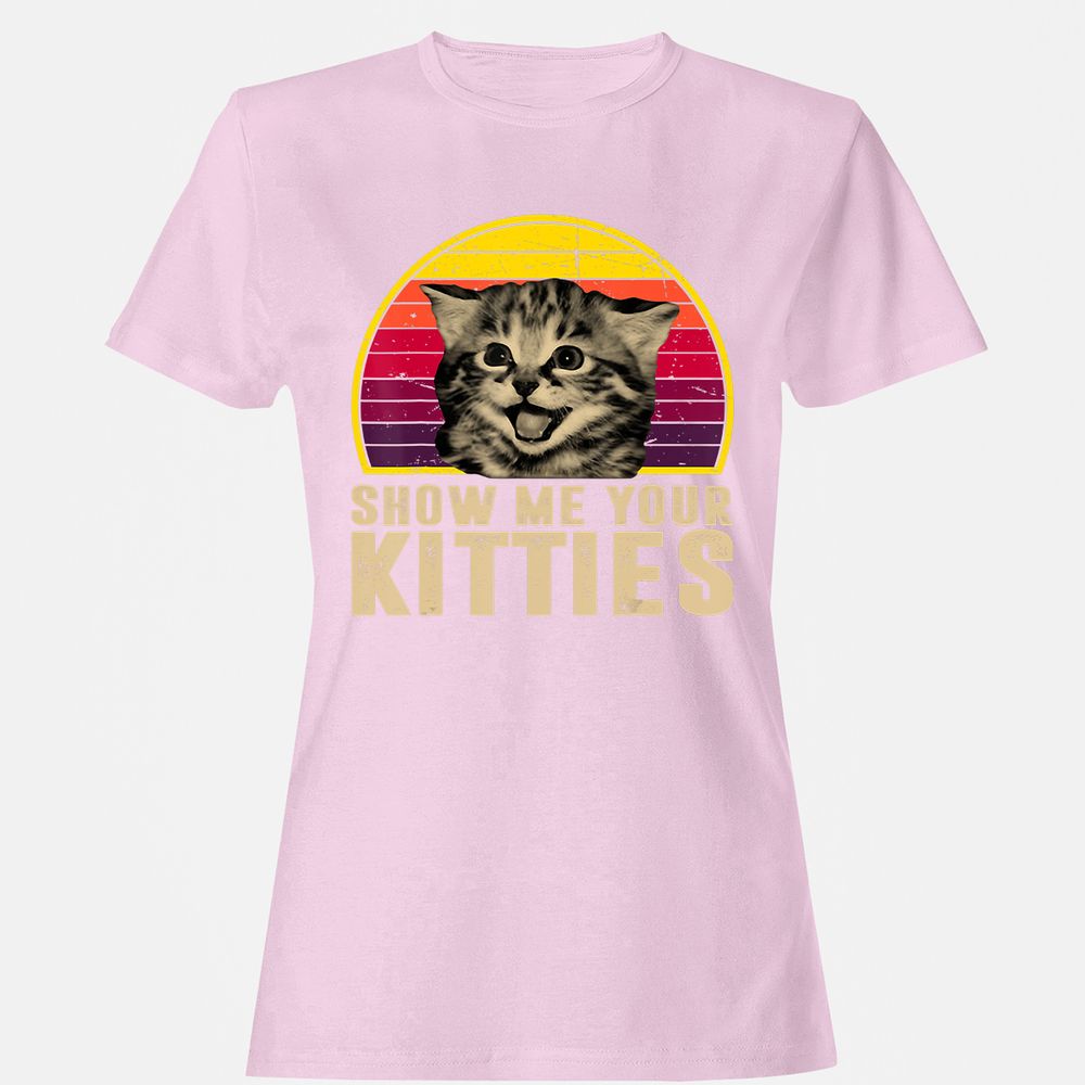 Women's T-Shirt - QCC5HCFR - Light Pink - 9