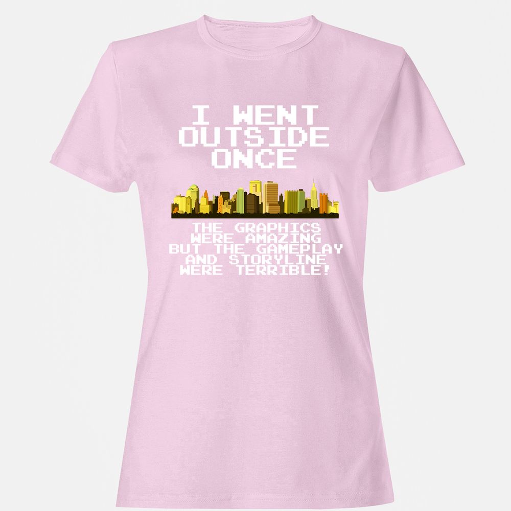 Women's T-Shirt - N497WA4U - Light Pink - 9