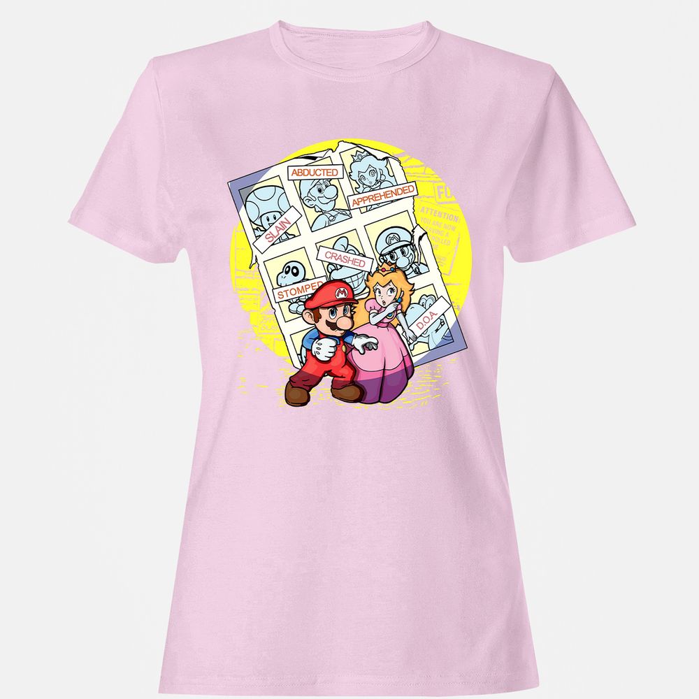 Women's T-Shirt - SKEBKXDE - Light Pink - 9
