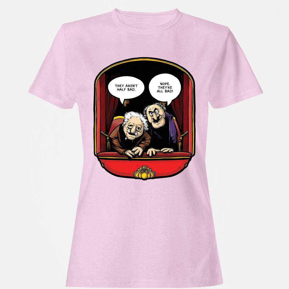 Statler and Waldorf (All Bad) - Light Pink - 9