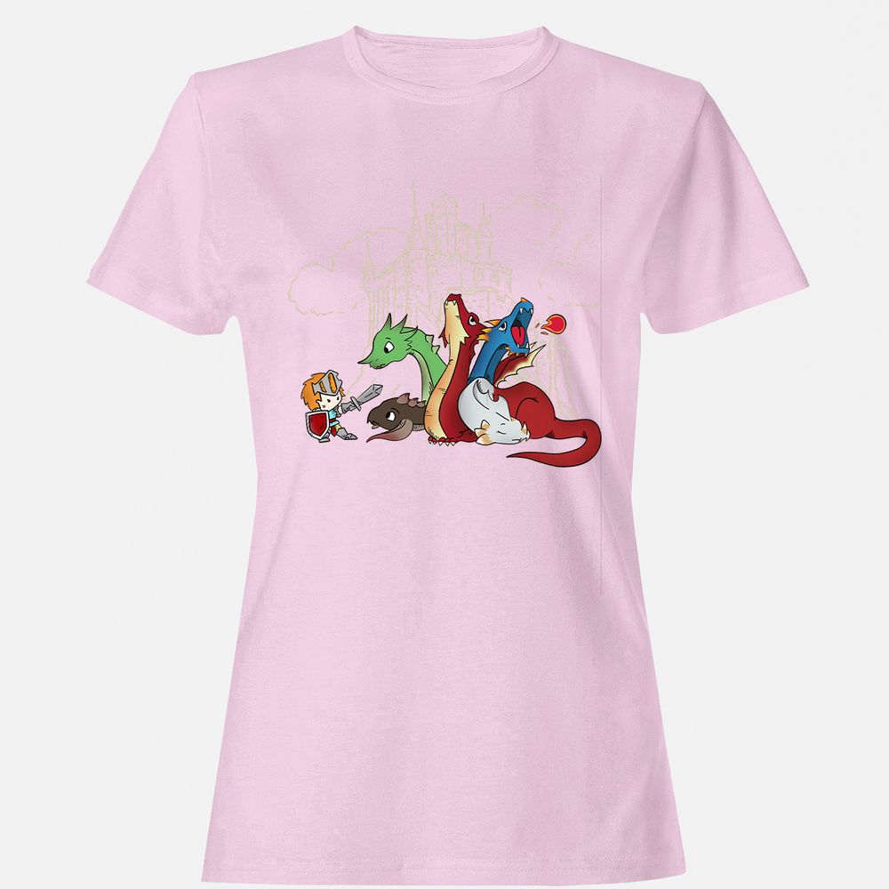 Women's T-Shirt - WAJ6BS4S - Light Pink - 9