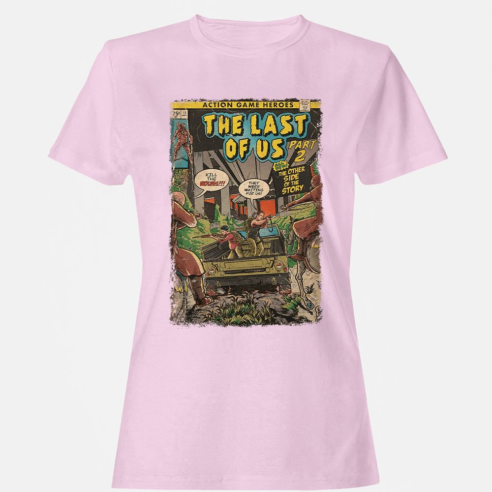 Women's T-Shirt - T7B1ZQJK - Light Pink - 9