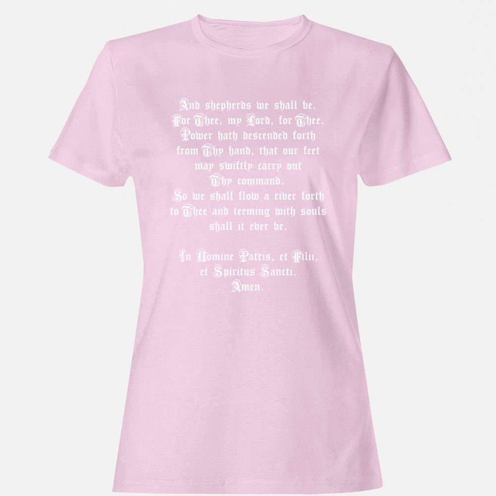 Women's T-Shirt - P5QCGV3U - Light Pink - 9