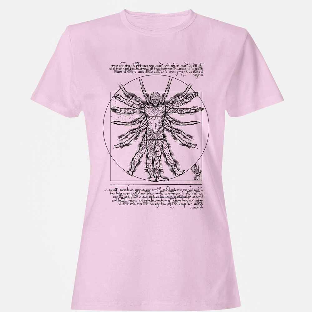 Women's T-Shirt - 76J3YFX2 - Light Pink - 9