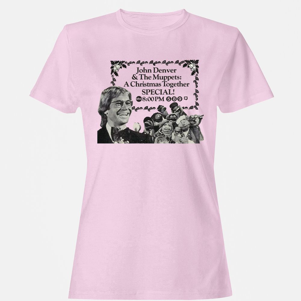 John Denver and Muppet - Light Pink - 9