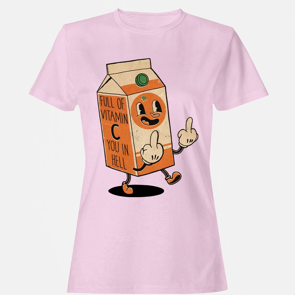 Women's T-Shirt - HJGXE73T - Light Pink - 9