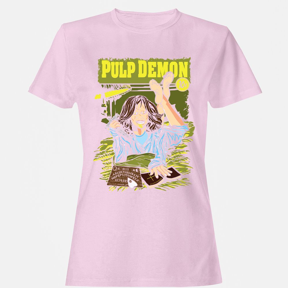 Women's T-Shirt - A2WZBV7P - Light Pink - 9