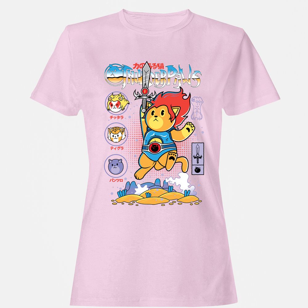 Women's T-Shirt - QN4ERLXM - Light Pink - 9