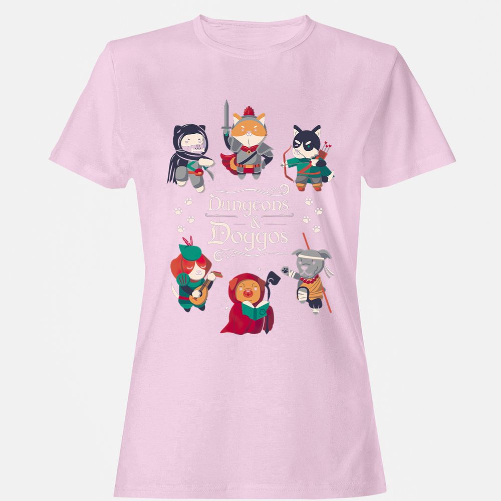 Women's T-Shirt - L5GGFM1K - Light Pink - 9