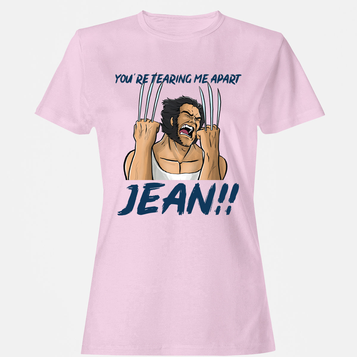 Women's T-Shirt - ZZH3VLEQ - Light Pink - 9