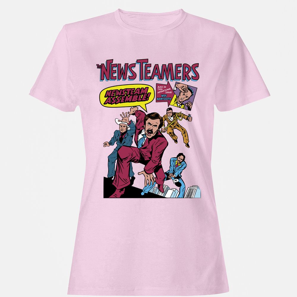 Women's T-Shirt - 8PPYDQF2 - Light Pink - 9