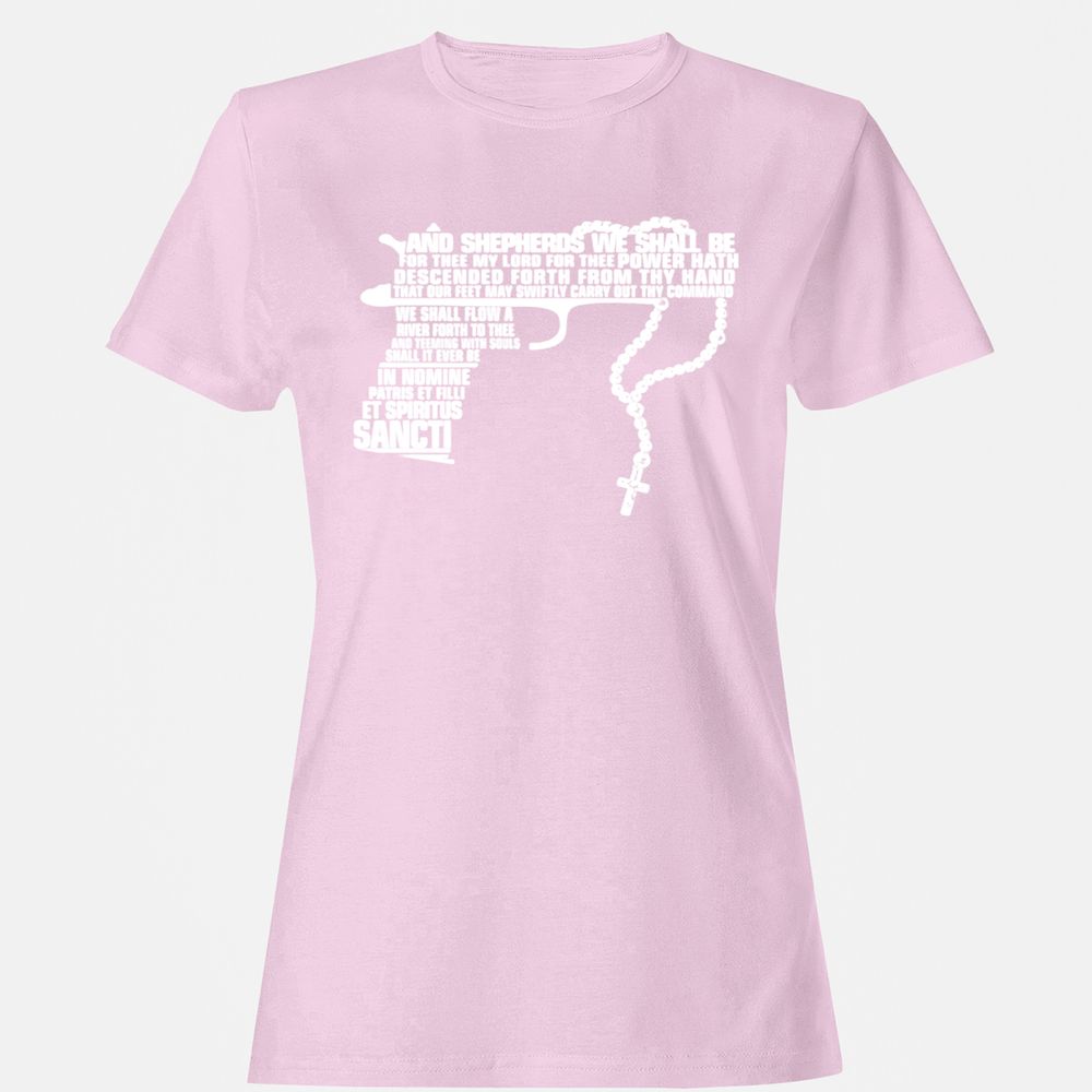 Women's T-Shirt - N7Z9SMMJ - Light Pink - 9
