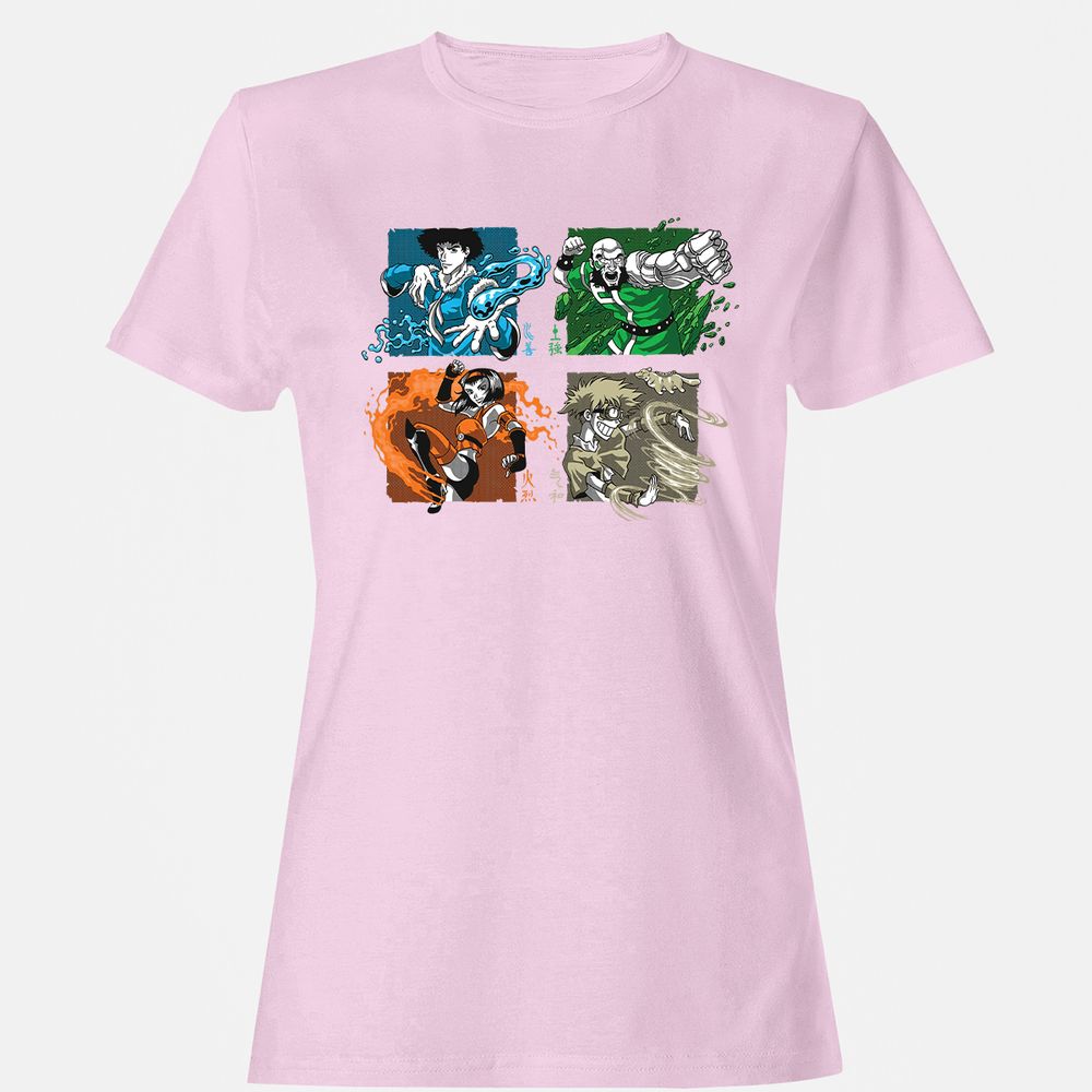 Women's T-Shirt - ZCFBQXRC - Light Pink - 9
