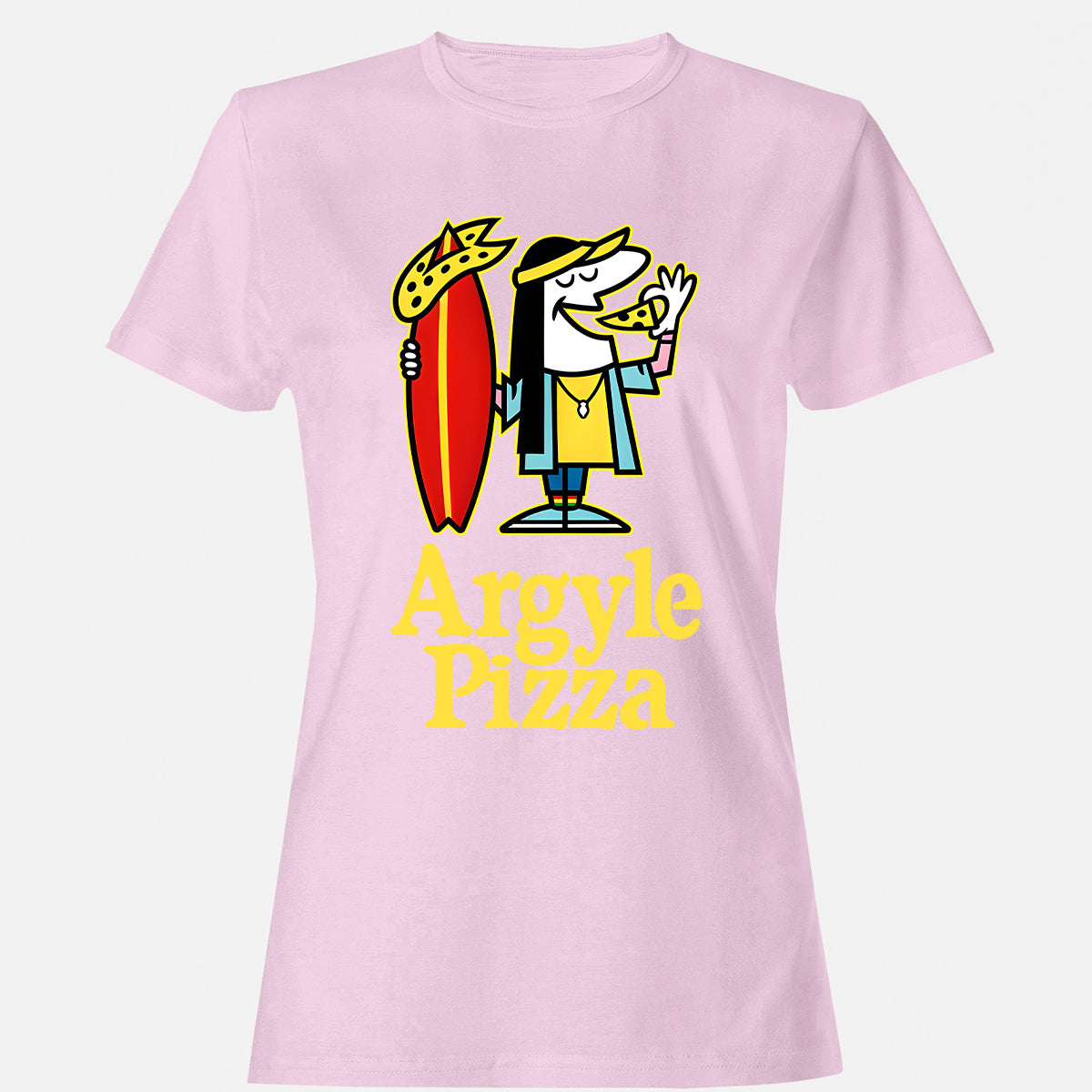 Women's T-Shirt - 6LS1NN9R - Light Pink - 9