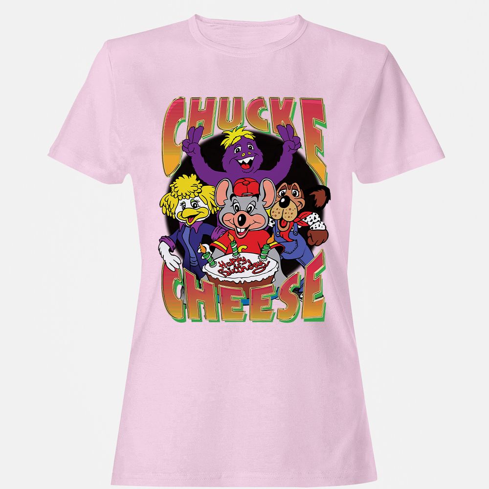 Women's T-Shirt - W4EL8XGZ - Light Pink - 9