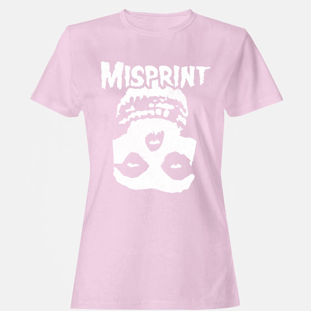 Women's T-Shirt - 3DR2QZ7Y - Light Pink - 9