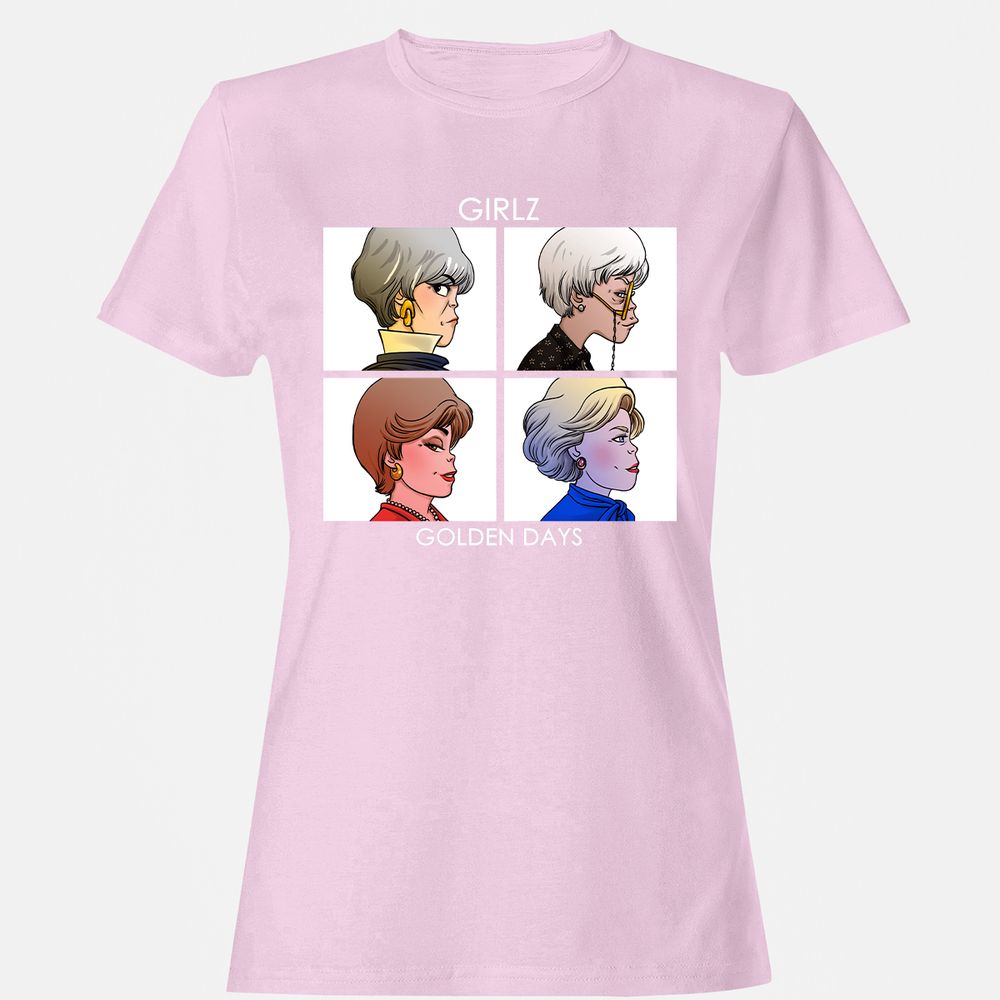 Women's T-Shirt - HWM4QQZY - Light Pink - 9