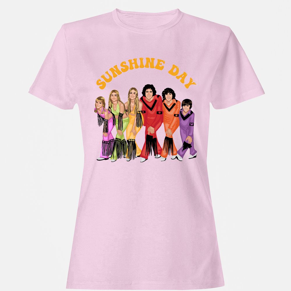 Women's T-Shirt - DGVCLLEV - Light Pink - 9