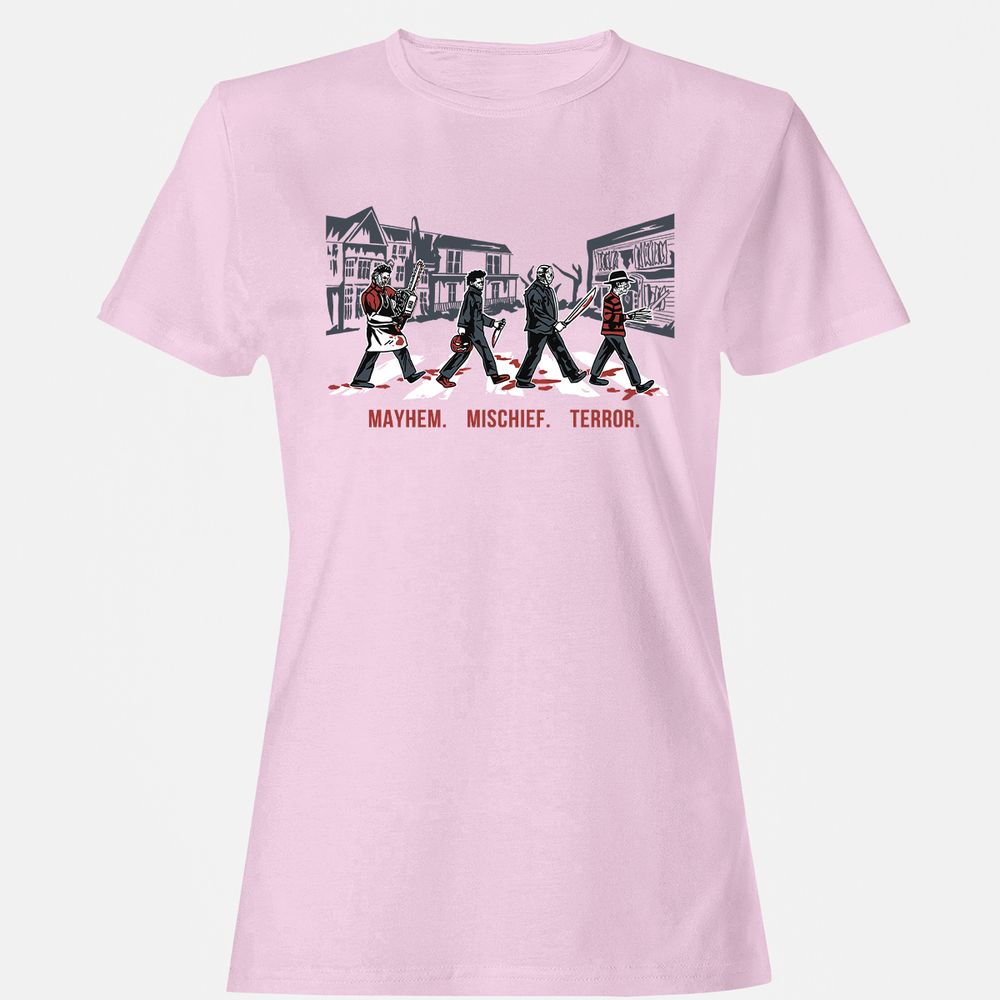 Women's T-Shirt - QEYV2LSL - Light Pink - 9