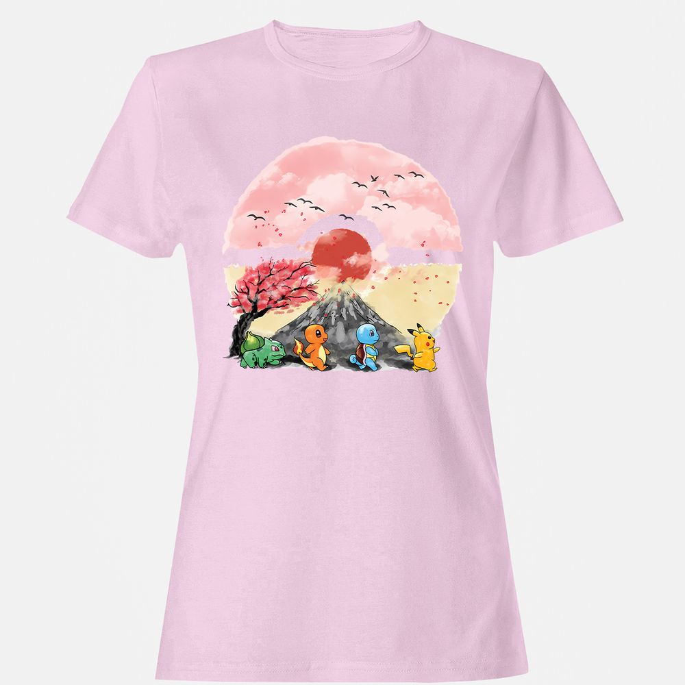 Women's T-Shirt - EFUJAZLG - Light Pink - 9
