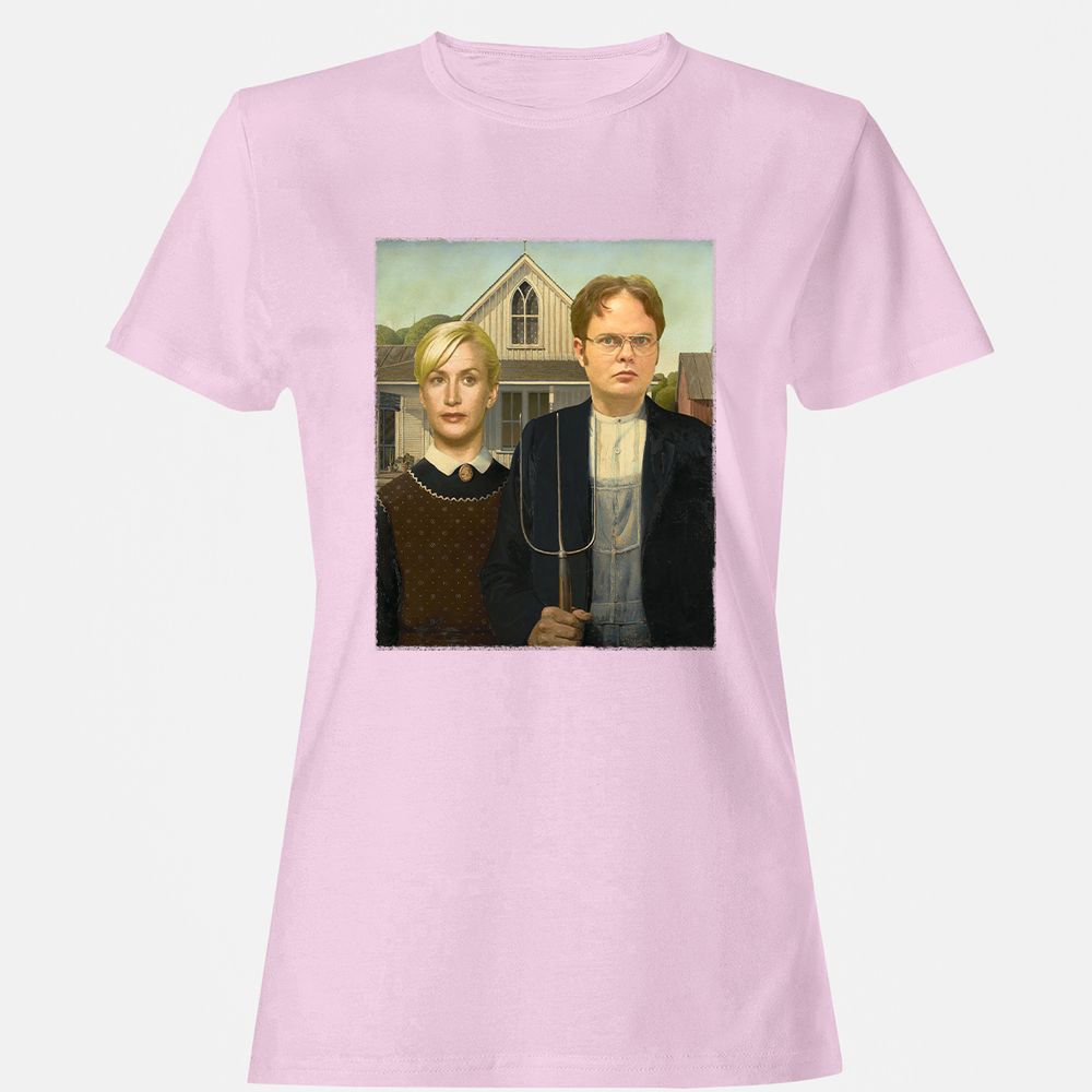 Women's T-Shirt - FE9LNTMG - Light Pink - 9