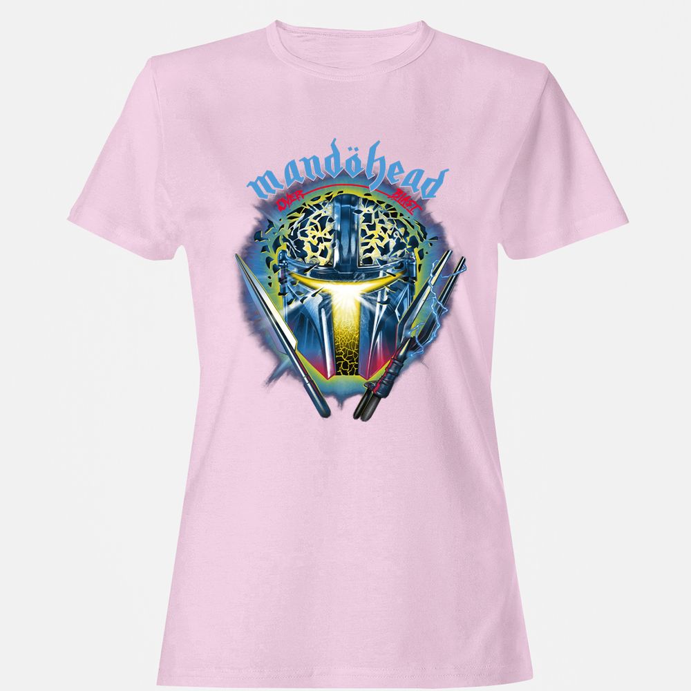 Women's T-Shirt - 62X9DV4K - Light Pink - 9