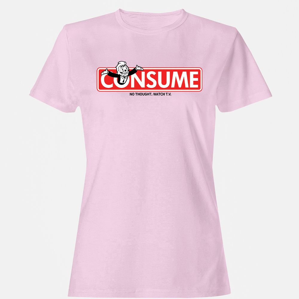 Women's T-Shirt - UY4EC94D - Light Pink - 9