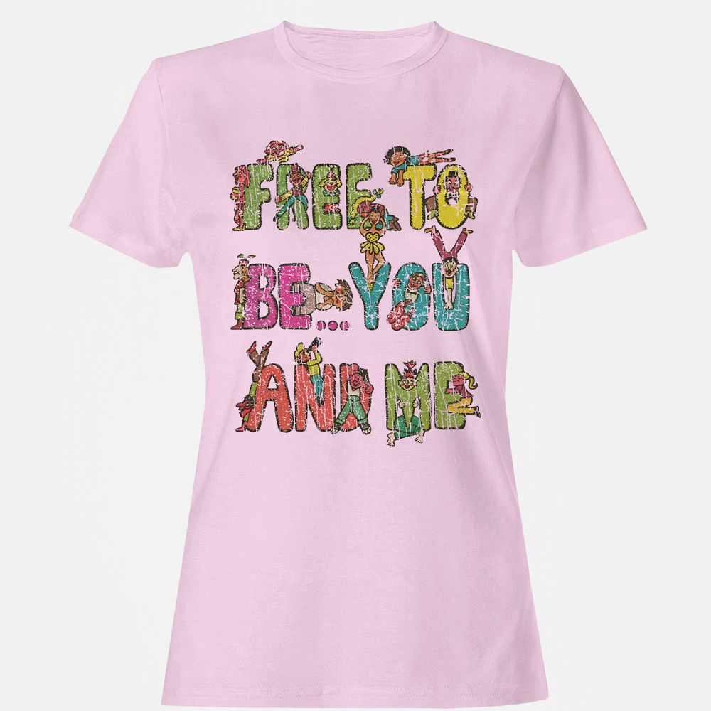 Women's T-Shirt - YE4L9WDW - Light Pink - 9