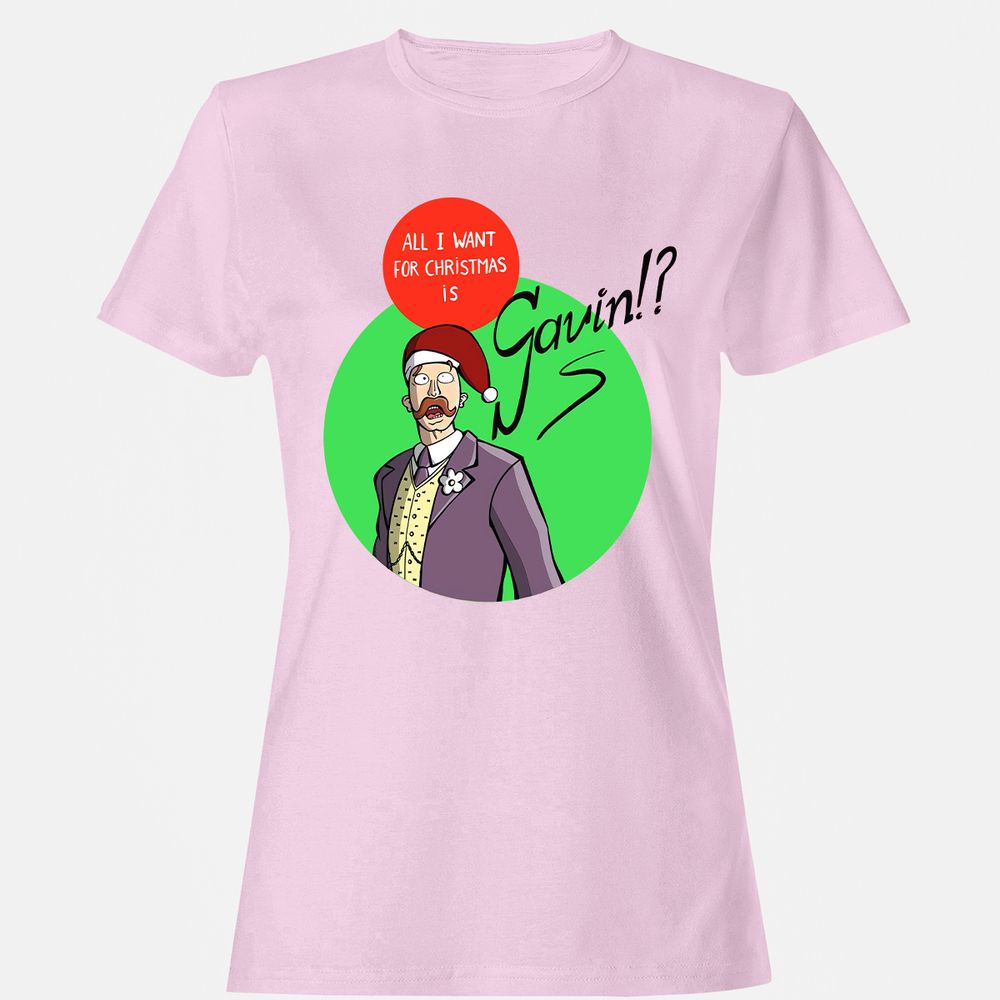 Women's T-Shirt - B5JMH1VX - Light Pink - 9