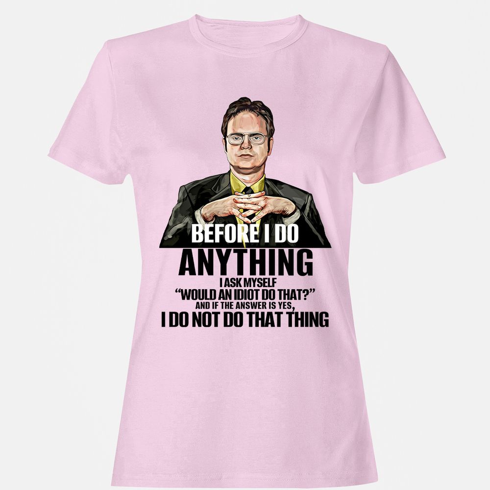 Women's T-Shirt - 9QF7QXL4 - Light Pink - 9