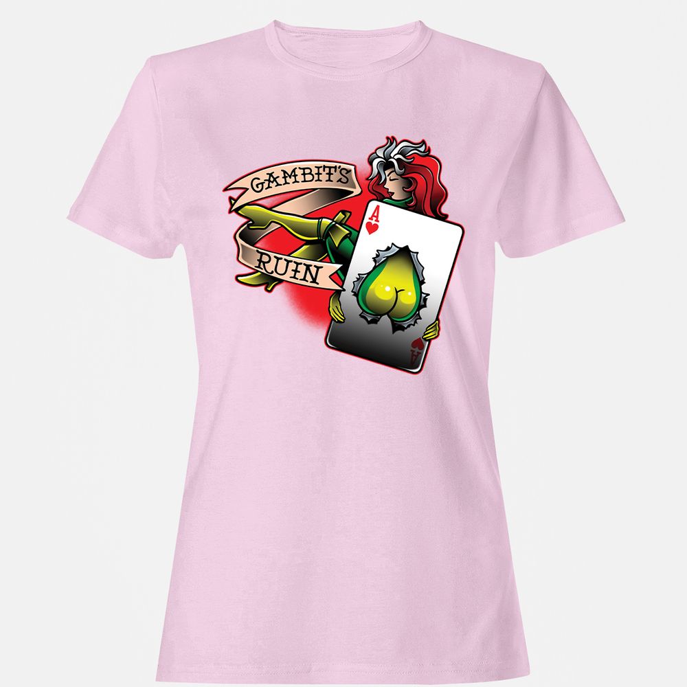 Women's T-Shirt - 3E2ZYTE5 - Light Pink - 9