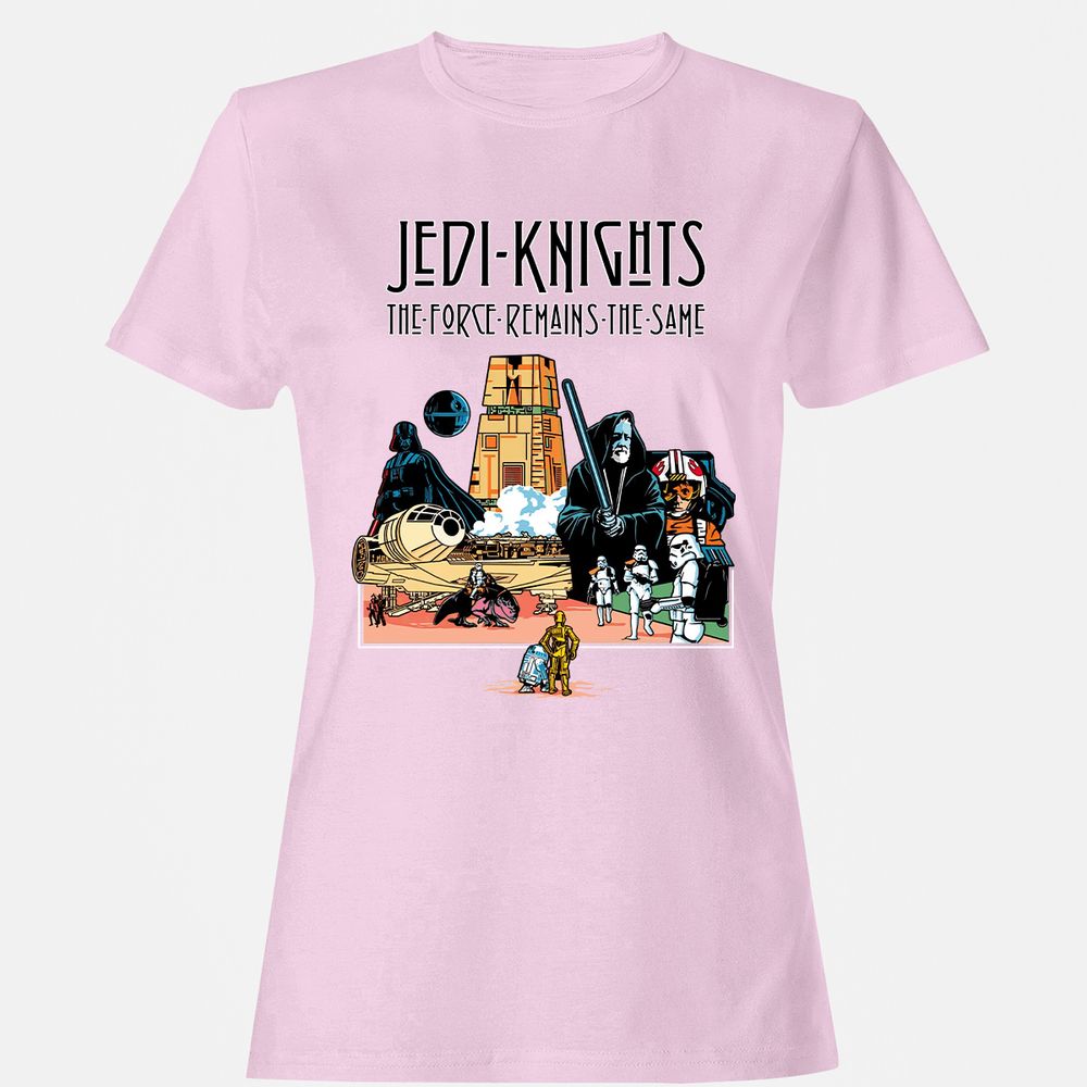 Women's T-Shirt - QFAMKFV3 - Light Pink - 9