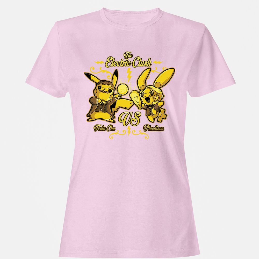 Women's T-Shirt - 9DYCUEJR - Light Pink - 9