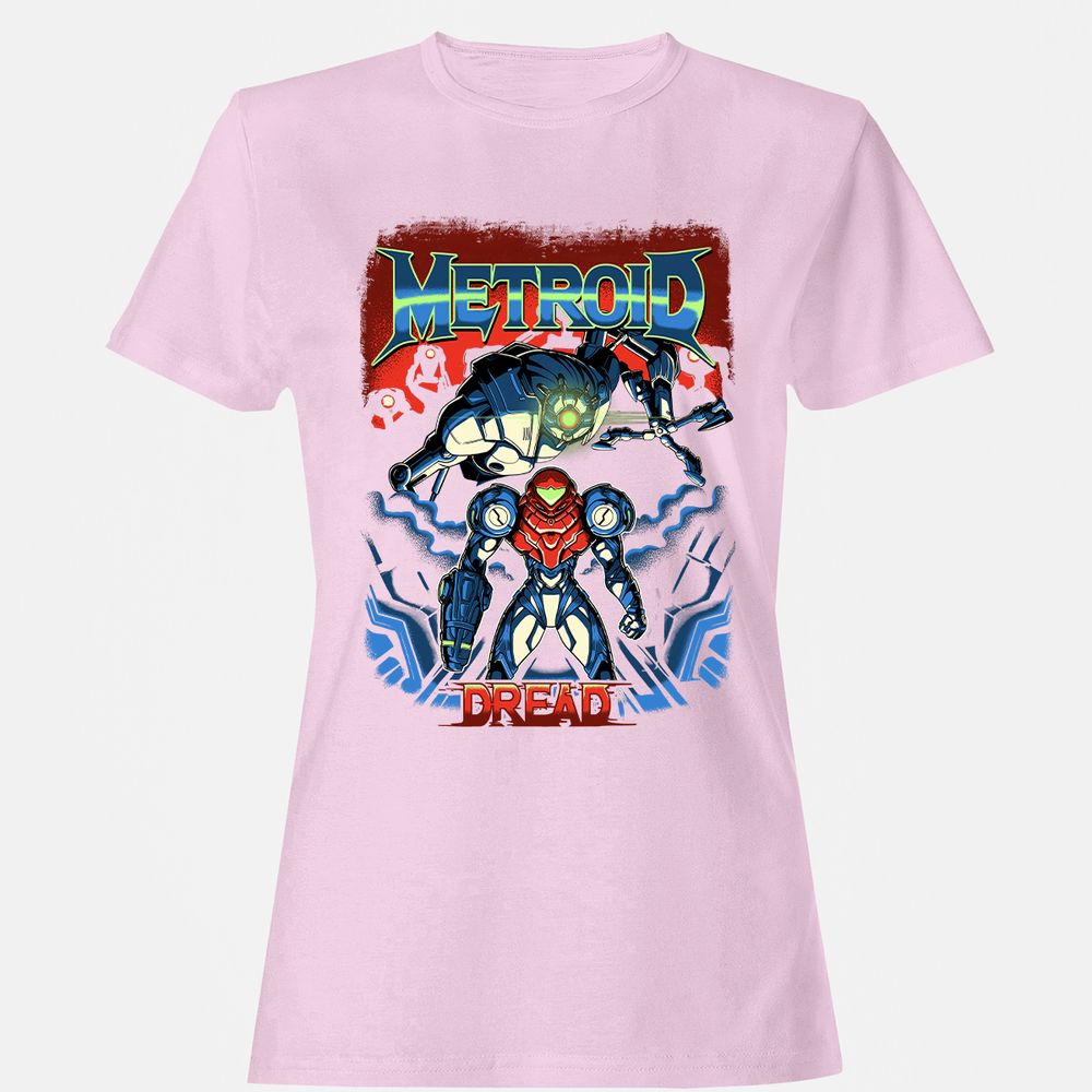 Women's T-Shirt - CQF4UJDX - Light Pink - 9
