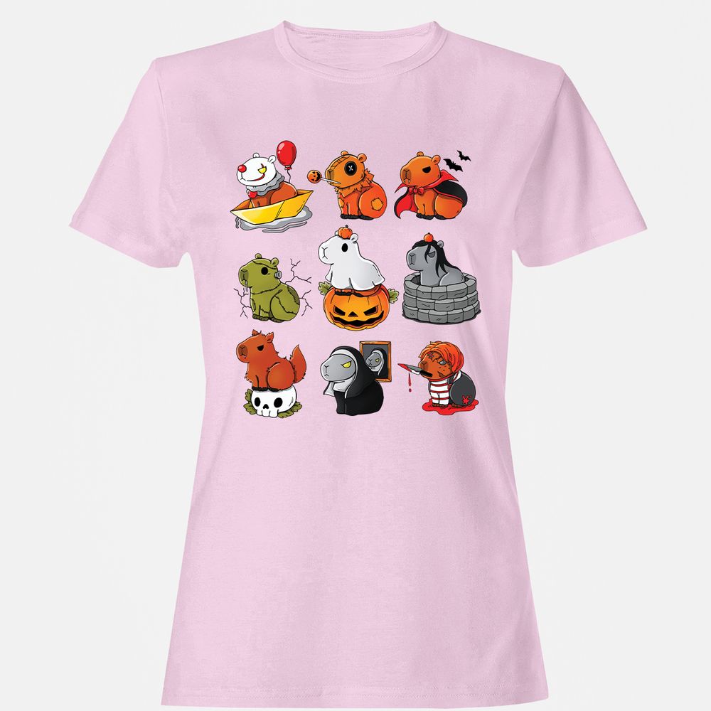 Women's T-Shirt - 7U8JYEF2 - Light Pink - 9