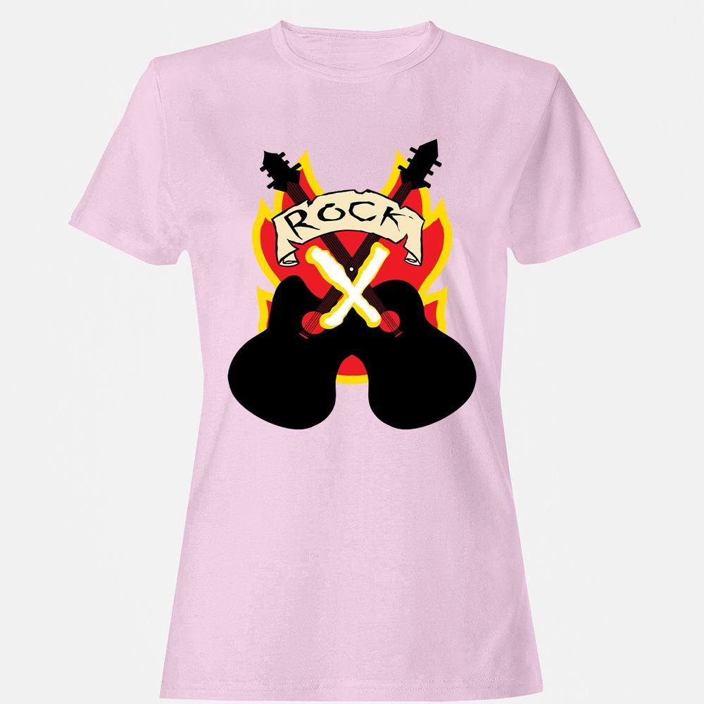 Women's T-Shirt - QHNG6FQM - Light Pink - 9