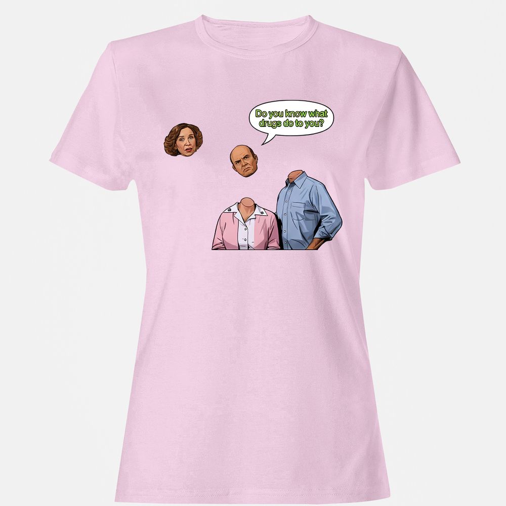 Women's T-Shirt - WXUVDC5T - Light Pink - 9
