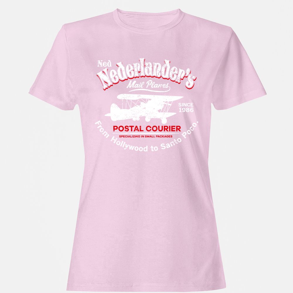 Women's T-Shirt - QL5Z7AMB - Light Pink - 9