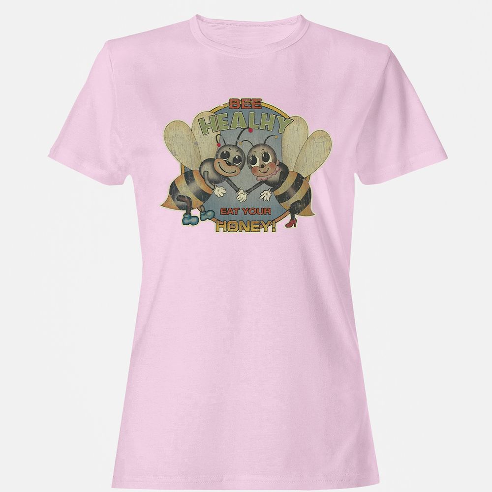Bee Healthy Eat Your Honey - Light Pink - 9