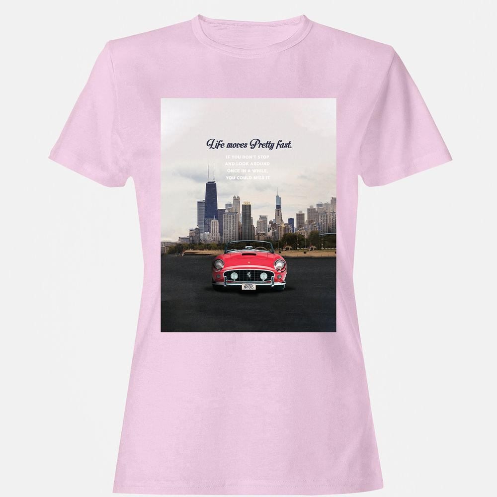 Women's T-Shirt - EUA64RK6 - Light Pink - 9