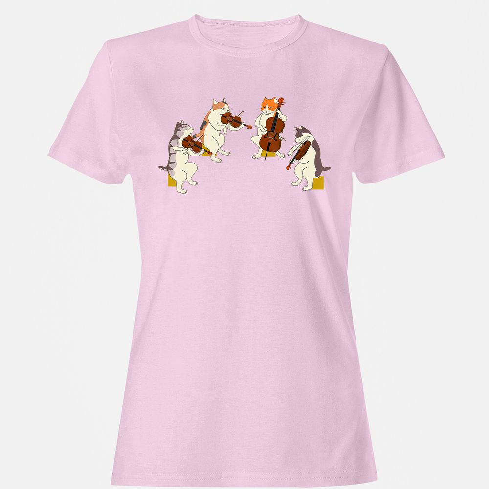 Women's T-Shirt - C6UCXYAK - Light Pink - 9