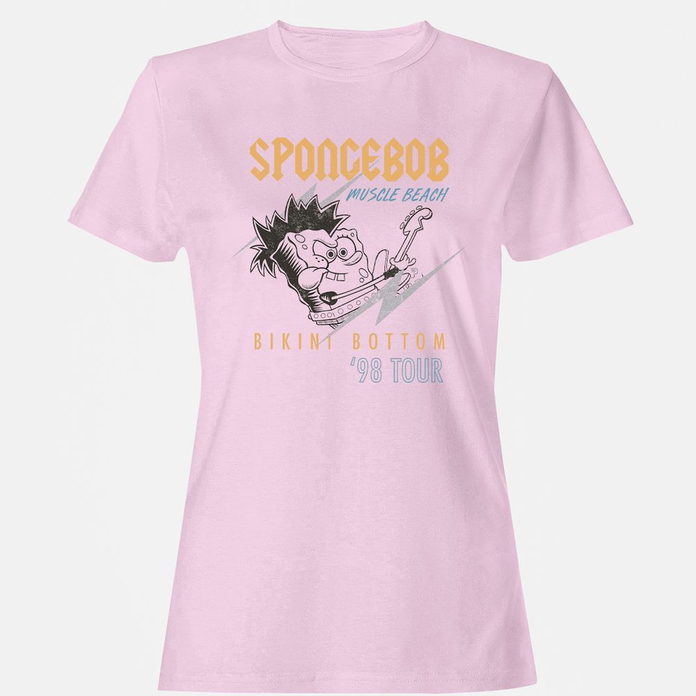 Women's T-Shirt - 3VXGBGMM - Light Pink - 9